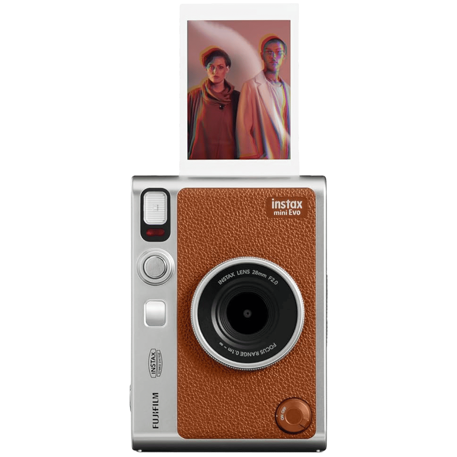Buy FUJIFILM Instax Mini EVO Instant Camera (Brown) Online Buy FUJIFILM Instax Mini EVO Instant Camera (Brown) Online